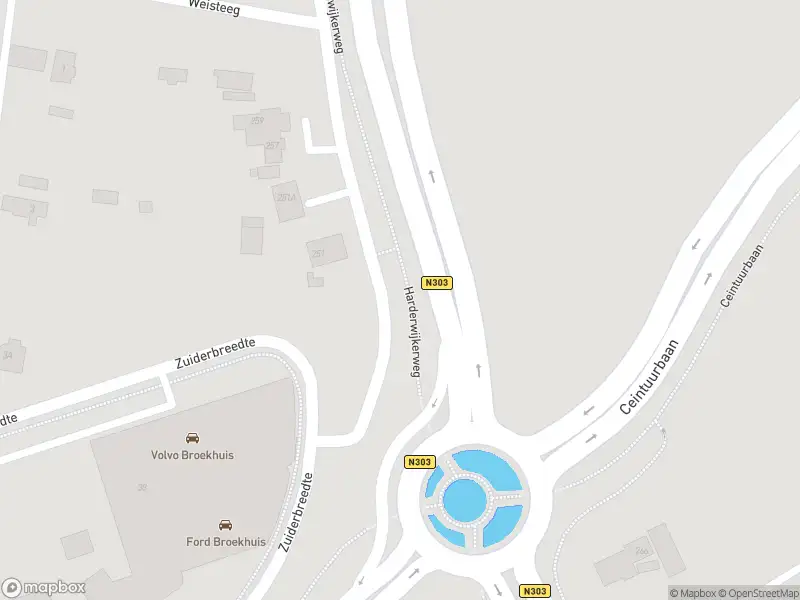 Politie naar de Harderwijkerweg in Harderwijk vanwege aanrijding met letsel