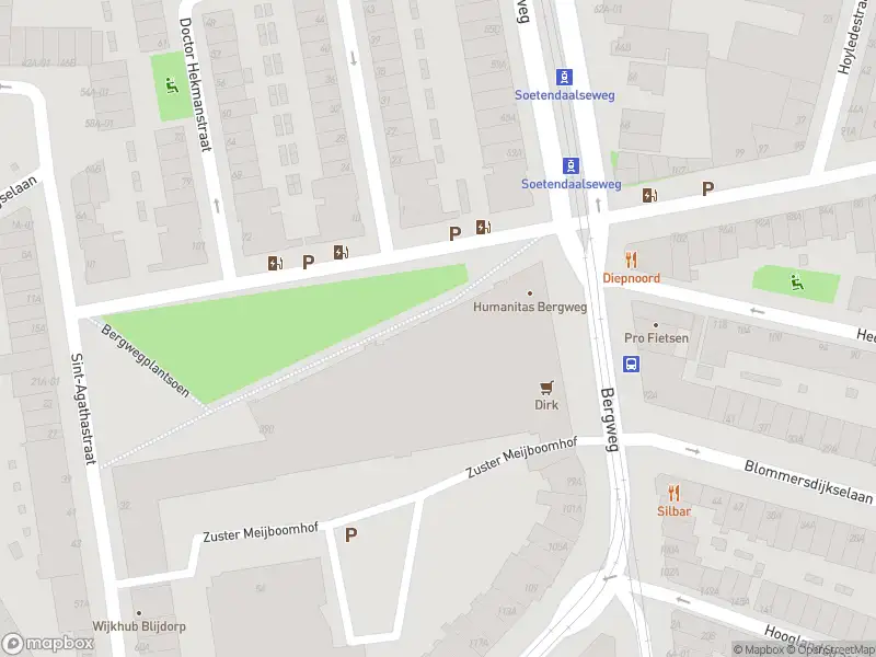 Ambulance met grote spoed naar de Bergwegplantsoen in Rotterdam