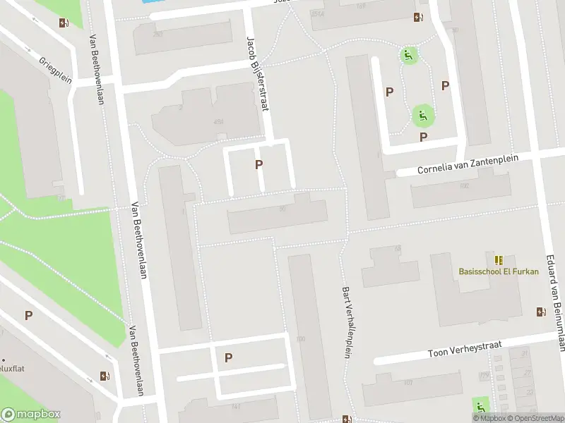 Ambulance met grote spoed naar de Bart Verhallenplein in Schiedam