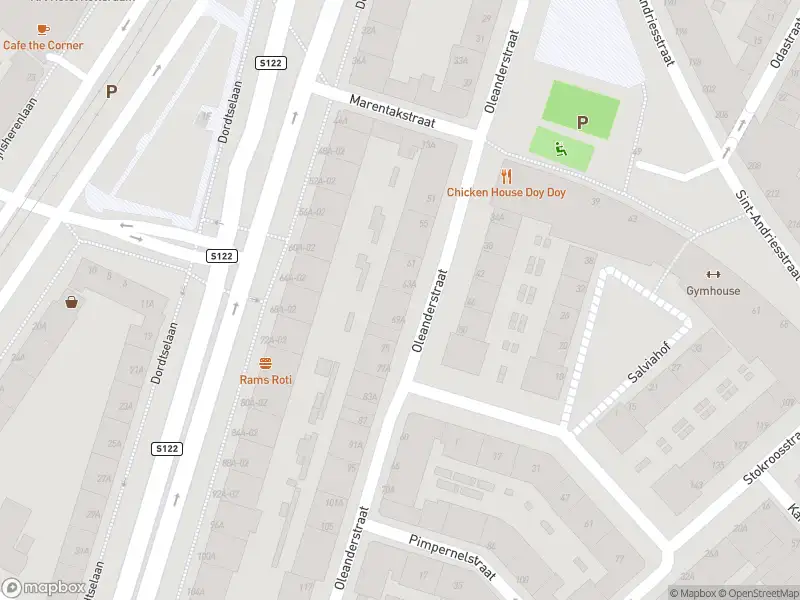 Ambulance met gepaste spoed naar de Oleanderstraat in Rotterdam