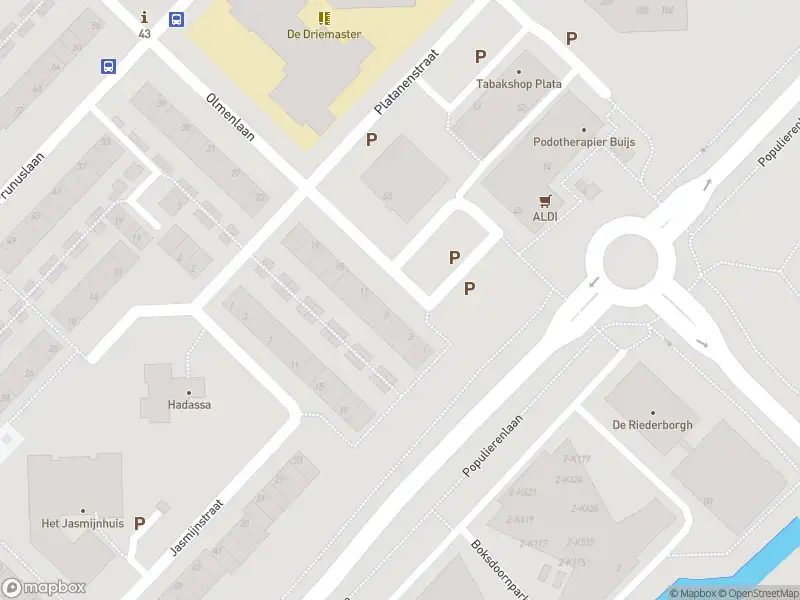 Politie naar de Olmenlaan in Ridderkerk vanwege ongeval met letsel