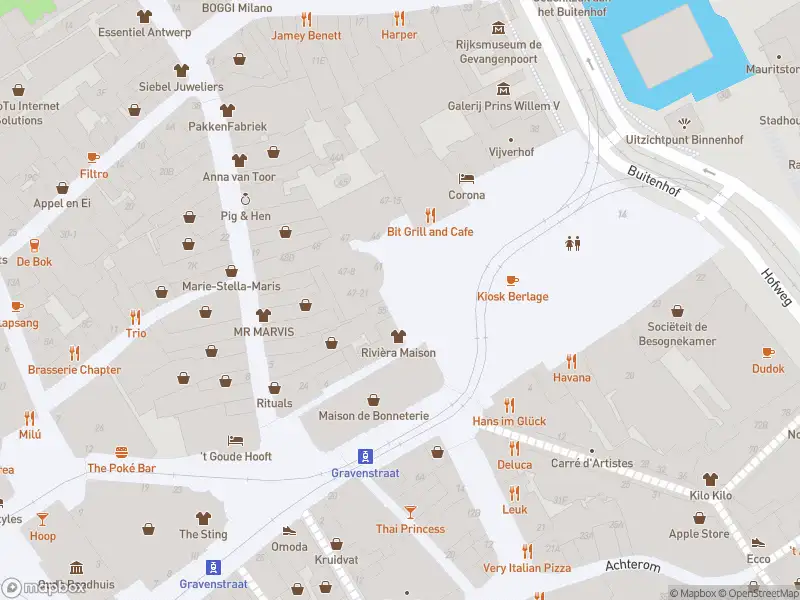 Brandweer met gepaste spoed naar de Spui in 's-Gravenhage vanwege stankoverlast