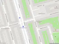 Ambulance met gepaste spoed naar de Magalhaensplein in Amsterdam