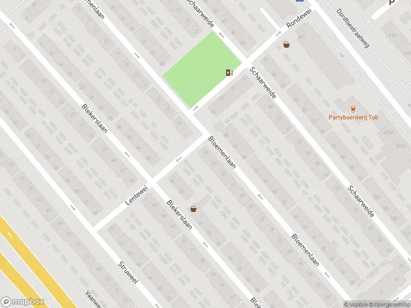 Ambulance met grote spoed naar de Bloemenlaan in Rotterdam