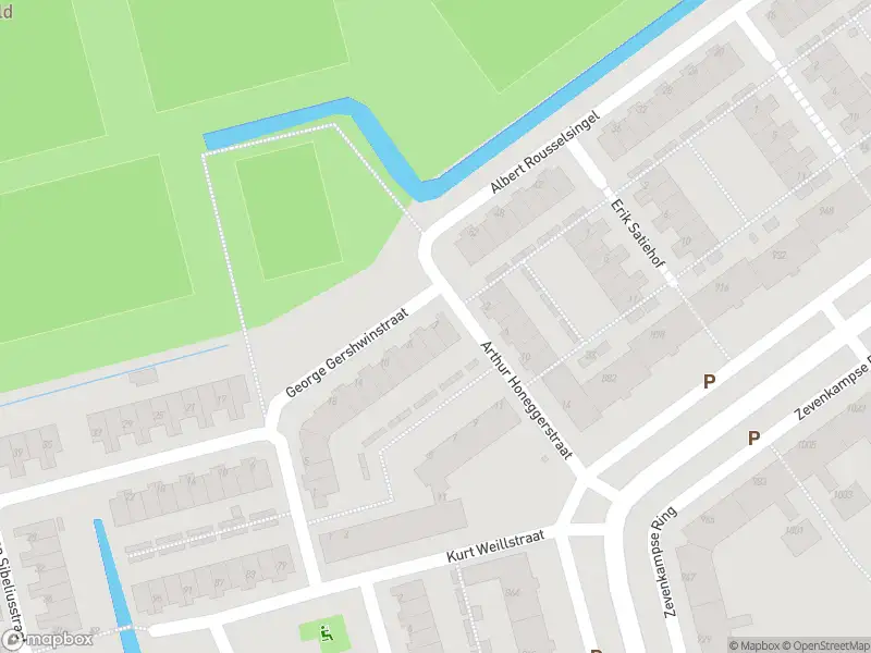 Ambulance met grote spoed naar de George Gershwinstraat in Rotterdam