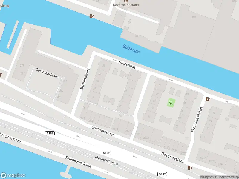 Brandweer met normale urgentie naar de Bosland in Rotterdam