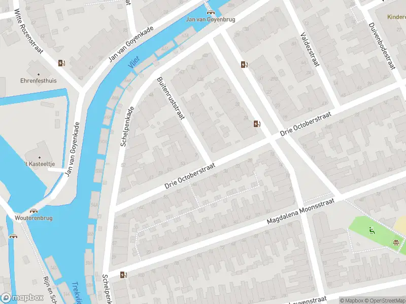 Ambulance met gepaste spoed naar de Buitenruststraat in Leiden