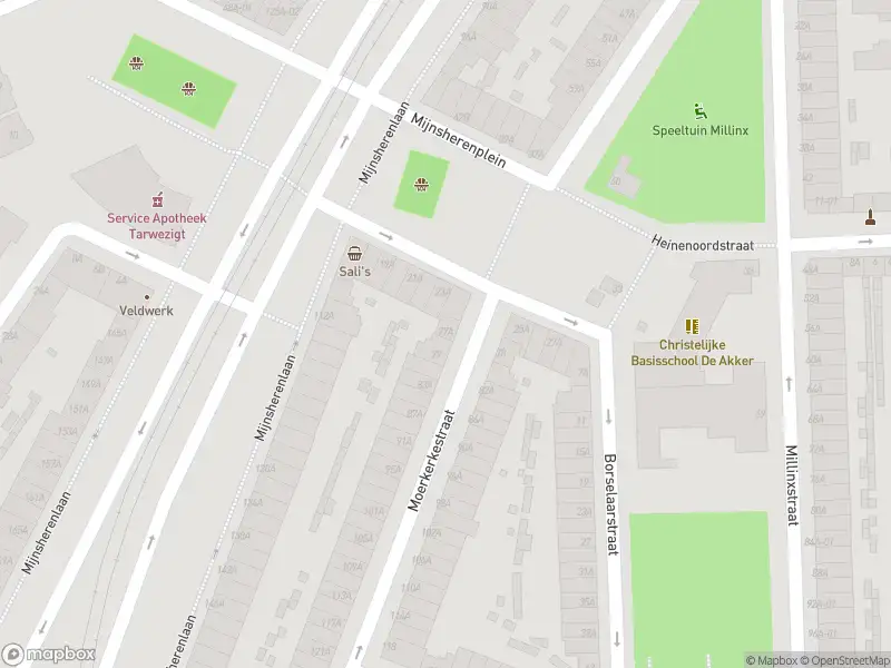 Ambulance met grote spoed naar de Moerkerkestraat in Rotterdam