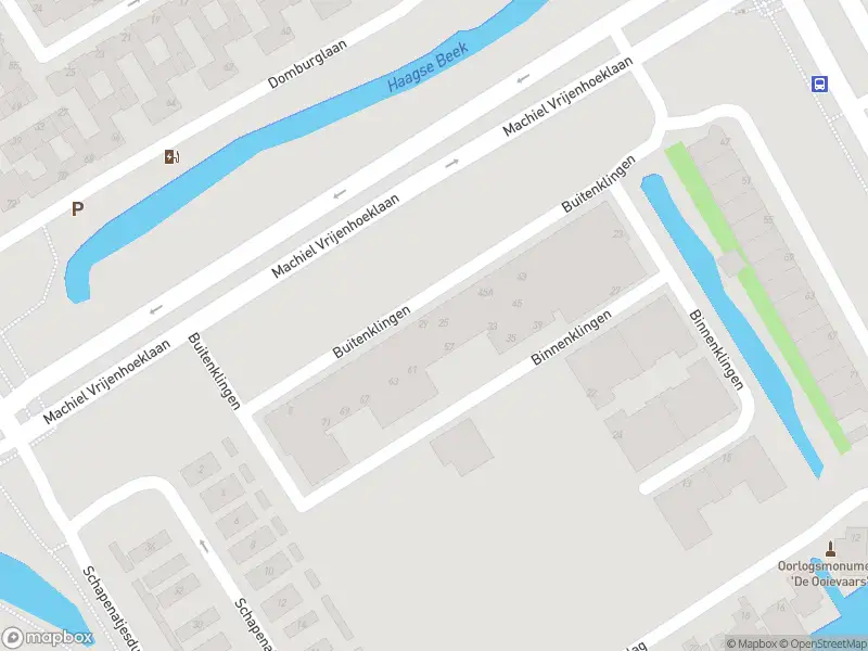 Brandweer met grote spoed naar de Buitenklingen in 's-Gravenhage vanwege afgaan automatisch brandalarm