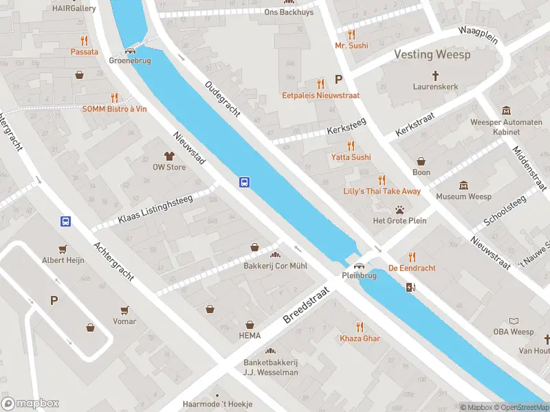 Brandweer met gepaste spoed naar de Oudegracht in Weesp