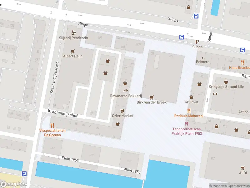 Ambulance met grote spoed naar de Plein 1953 in Rotterdam