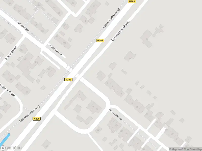 Ambulance met grote spoed naar de Hoeksekade in Bergschenhoek