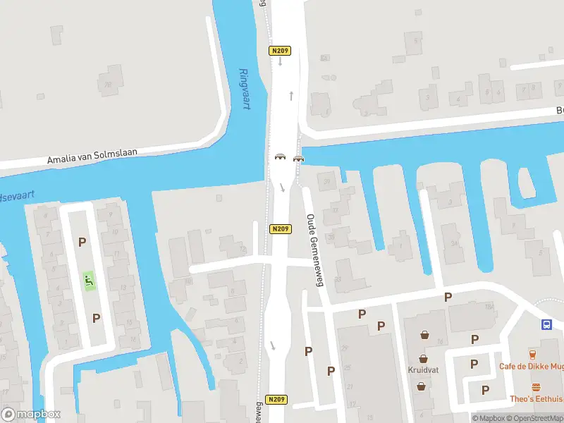 Politie met grote spoed naar de Gemeneweg in Hazerswoude-Dorp vanwege voertuigen te water