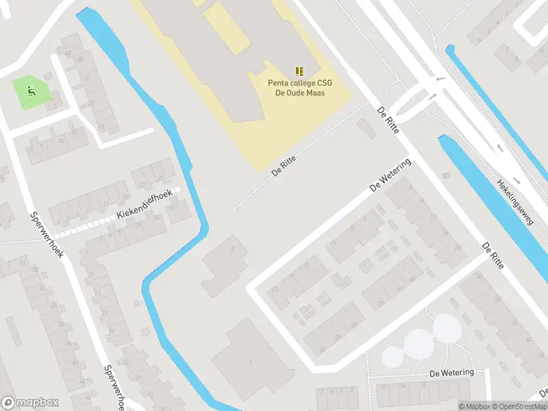 Brandweer met gepaste spoed naar de De Ritte in Spijkenisse vanwege een buitenbrand