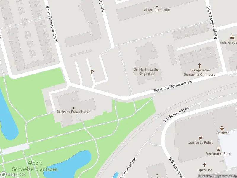 Ambulance met gepaste spoed naar de Bertrand Russellplaats in Rotterdam