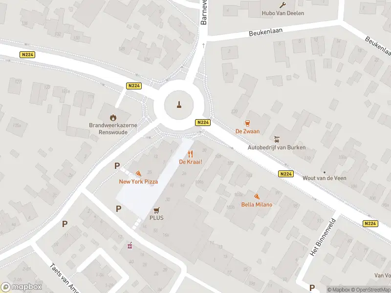 Brandweer met grote spoed naar de Dorpsplein in Renswoude vanwege reanimatie