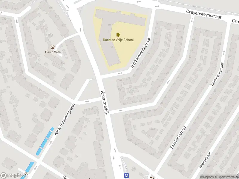 Ambulance met gepaste spoed naar de Krommedijk in Dordrecht