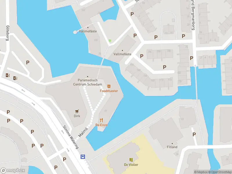 Ambulance met gepaste spoed naar de Malmö in Schiedam