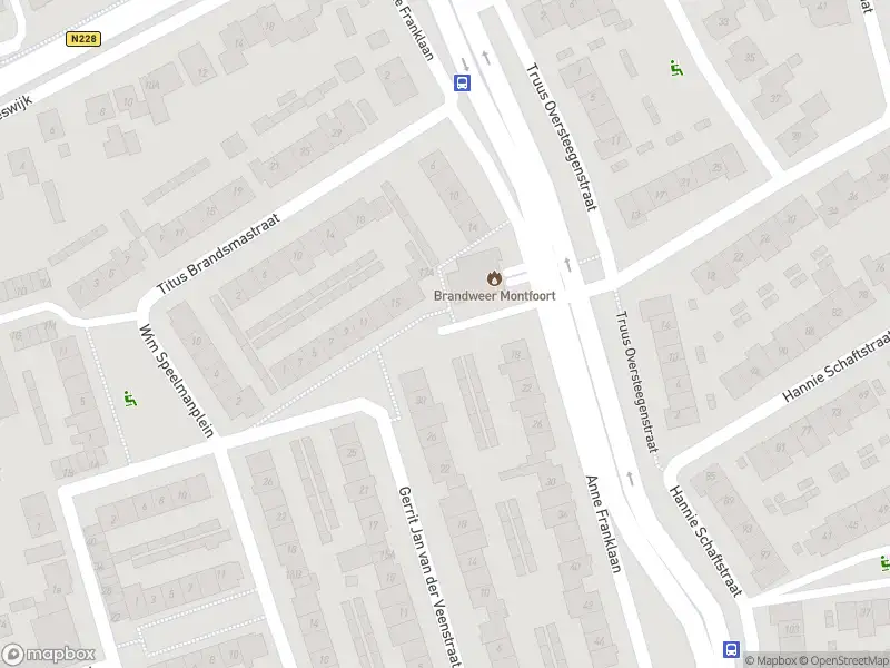 Brandweer met gepaste spoed naar de Miep Giesstraat in Montfoort