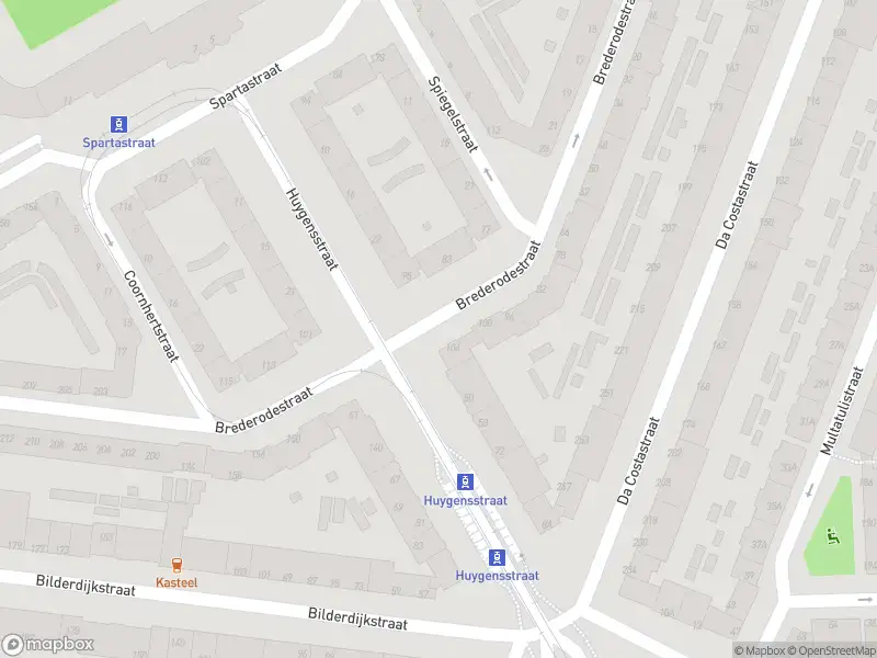 Ambulance met grote spoed naar de Brederodestraat in Rotterdam