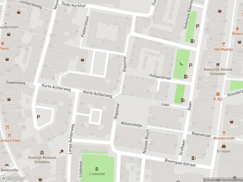 Brandweer met grote spoed naar de Boterstraat in Schiedam vanwege gebouwbrand