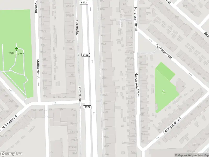 Ambulance met grote spoed naar de Dordtselaan in Rotterdam