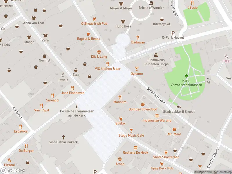 Brandweer met gepaste spoed naar de Catharinaplein in Eindhoven