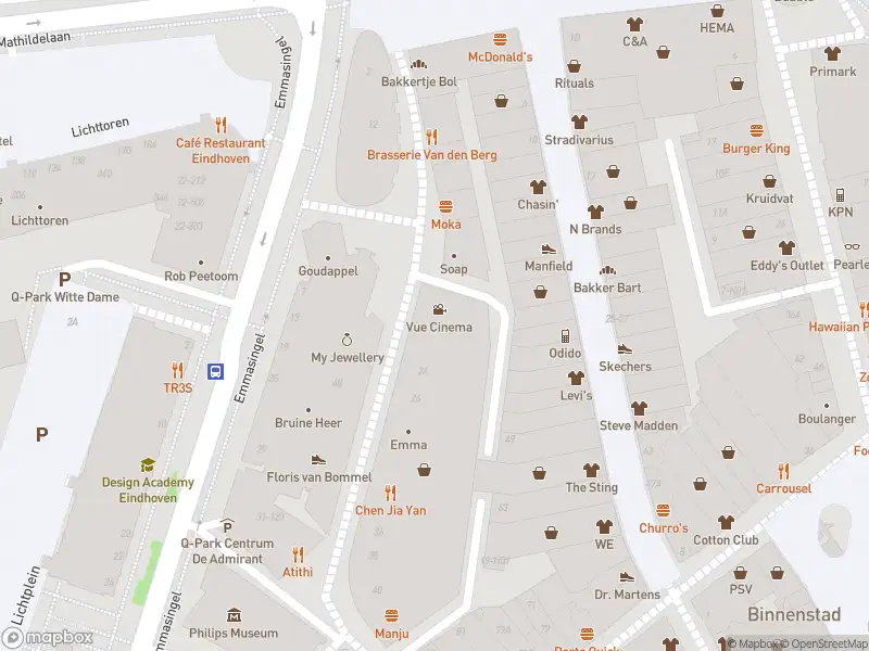 Brandweer met gepaste spoed naar de Nieuwe Emmasingel in Eindhoven