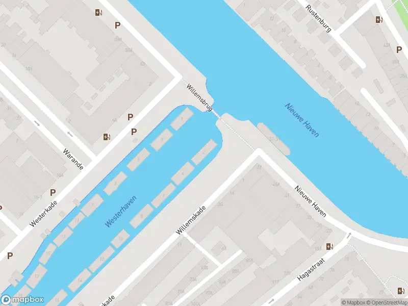 Ambulance met grote spoed naar de Willemskade in Schiedam