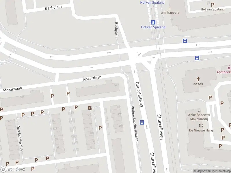 Ambulance met grote spoed naar de Mozartlaan in Schiedam