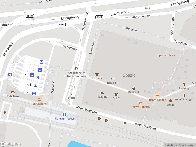 Ambulance met gepaste spoed naar de Blauw-roodlaan in Zoetermeer