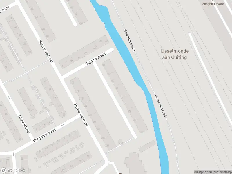 Ambulance met grote spoed naar de Sapphostraat in Rotterdam