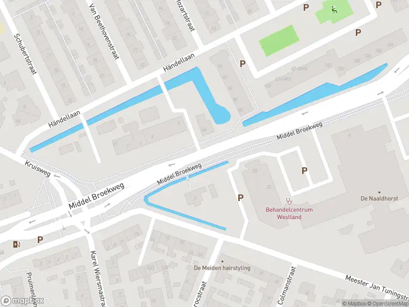 Ambulance met gepaste spoed naar de Middel Broekweg in Naaldwijk vanwege middelgrote brand