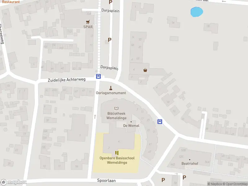 Brandweer met gepaste spoed naar de Dorpsplein in Wemeldinge