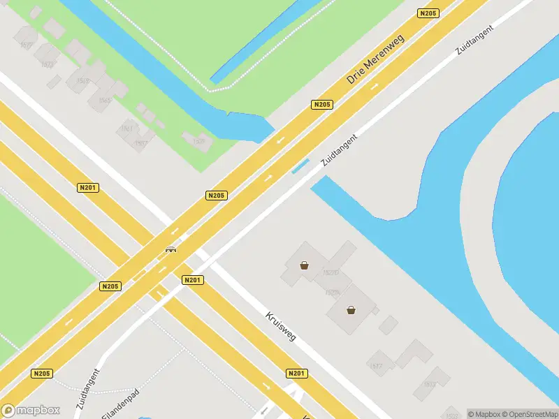 Ambulance met grote spoed naar de Kruisweg in Cruquius