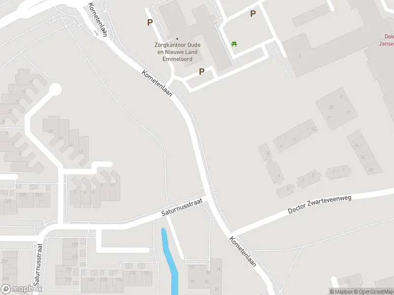 Politie naar de Kometenlaan in Emmeloord vanwege aanrijding met letsel