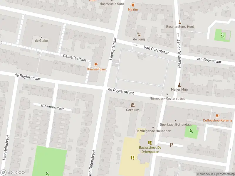 Brandweer met gepaste spoed naar de De Ruyterstraat in Nijmegen vanwege waarnemen gaslucht