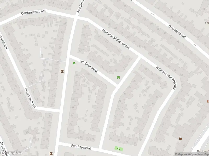 Ambulance met gepaste spoed naar de Van Olststraat in Haarlem