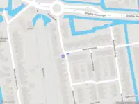 Brandweer met gepaste spoed naar de Waarsmanslag in Gouda