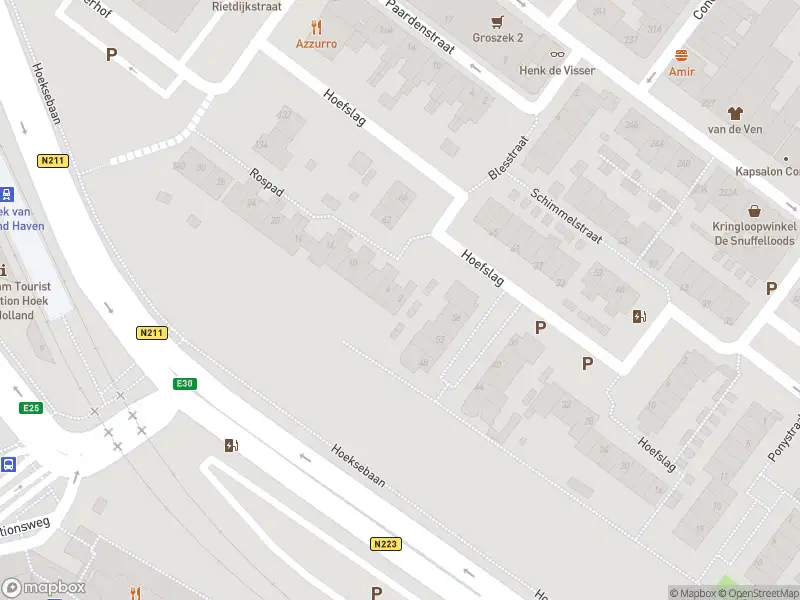 Ambulance met grote spoed naar de Rospad in Hoek van Holland