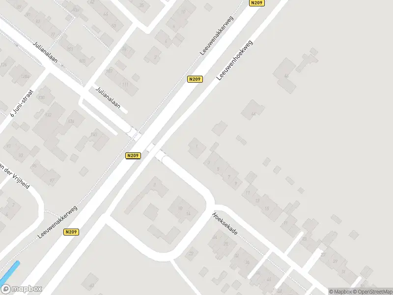 Ambulance met gepaste spoed naar de Hoeksekade in Bergschenhoek