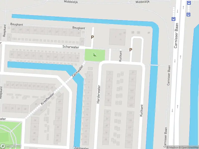 Ambulance met gepaste spoed naar de Harderwater in Barendrecht