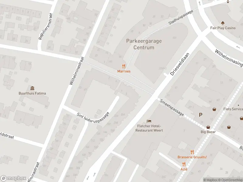 Brandweer met gepaste spoed naar de Sint Isidoruspassage in Weert vanwege stankoverlast