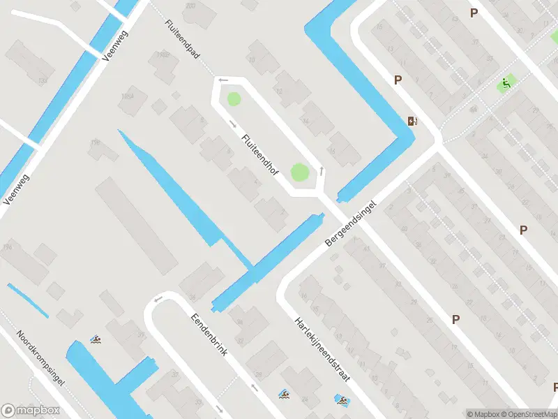 Ambulance met grote spoed naar de Fluiteendhof in 's-Gravenhage