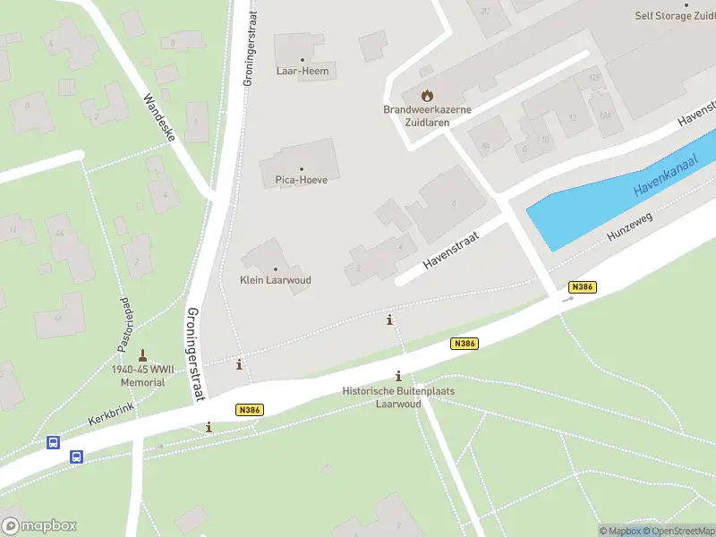 Brandweer met gepaste spoed naar de Havenstraat in Zuidlaren