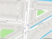 Ambulance met gepaste spoed naar de Laan van Avant-Garde in Rotterdam