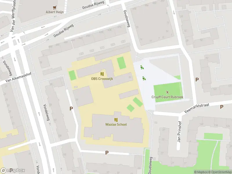 Brandweer met gepaste spoed naar de Goudseweg in Rotterdam