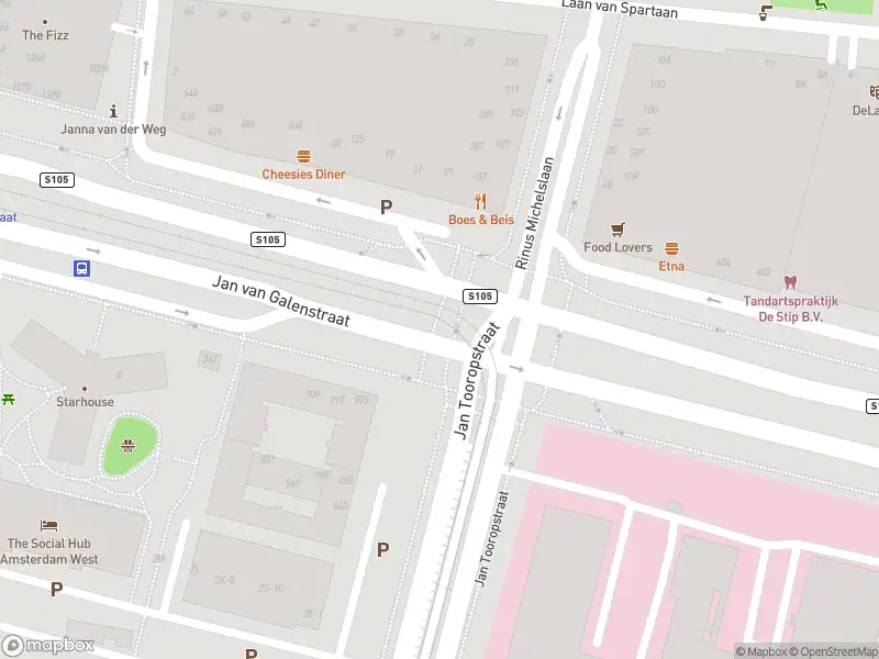 Ambulance met grote spoed naar de Jan van Galenstraat in Amsterdam