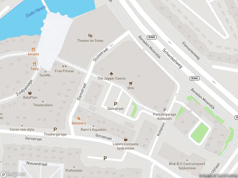 Brandweer en politie met grote spoed naar de Damstraat in Spijkenisse vanwege middelgrote brand