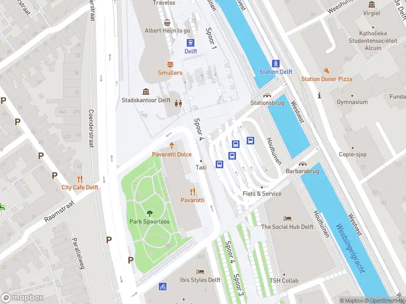 Brandweer met grote spoed naar de Stationsplein in Delft vanwege afgaan automatisch brandalarm